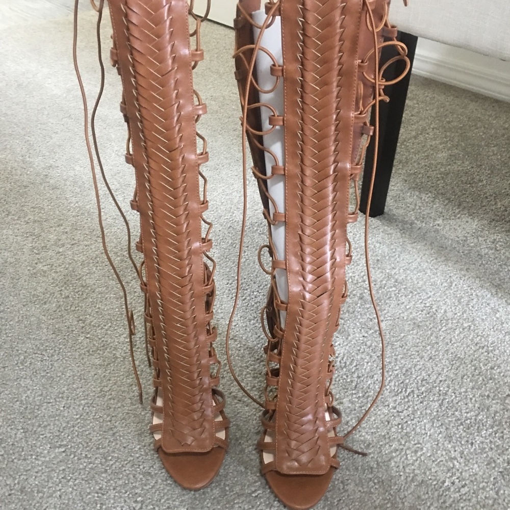 Lace up heels